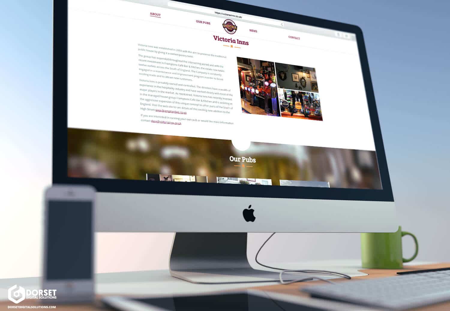 Victoria Inns Website Preview